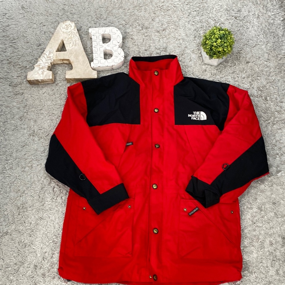 The North Face Men's Red Gore-tex Winter Jacket Large